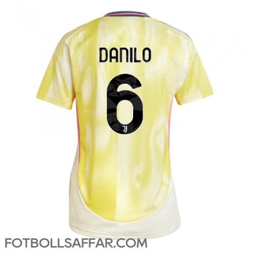 Juventus Danilo Luiz #6 Bortatröja Dam 2024-25 Kortärmad